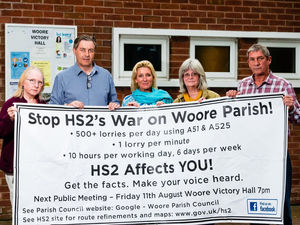 Supporting image for story: Walk HS2 route through Shropshire village, bosses urged