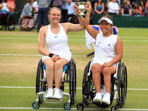 Supporting image for story: Wimbledon 2017 final: Halesowen's Jordanne Whiley takes women's wheelchair doubles title
