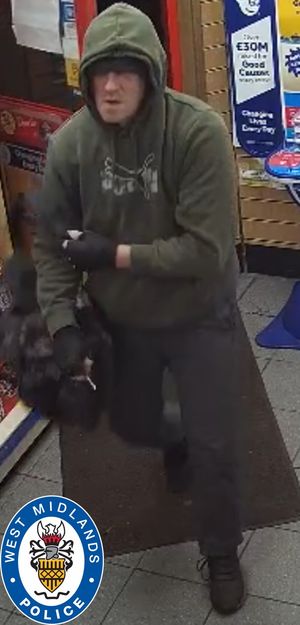 Police have released this image of a man it said it wants to speak to. Photo: West Midlands Police