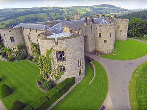 Supporting image for story: Watch: Bird's eye view of historic Chirk Castle