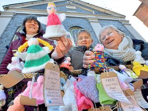 Supporting image for story: Angelic move from Bridgnorth knitters