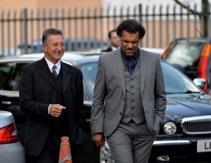 Wolves legend Don Goodman (right)