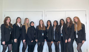 The students at Newport Girls High School who are set to compete in a national young enterprise competition next month