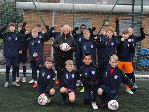 Supporting image for story: Under 13's football team receive new kit thanks to BCRS Business Loans