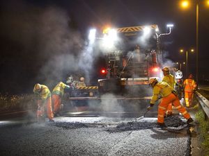 Supporting image for story: Routine inspections on M54 result in emergency repairs this weekend