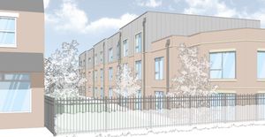 An artist\'s impression of the proposed care home on the site of Hampshire House in High Street, Kingswinford. Pic: Stem Architects. Permission for reuse for all LDRS partners.
