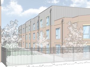 An artist\'s impression of the proposed care home on the site of Hampshire House in High Street, Kingswinford. Pic: Stem Architects. Permission for reuse for all LDRS partners.