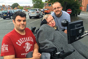 Supporting image for story: A Brief History of Professor Stephen Hawking's visit to Ludlow