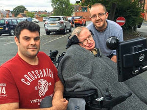 Supporting image for story: A Brief History of Professor Stephen Hawking's visit to Ludlow
