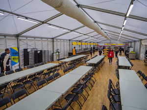 The dining areas will be fully stocked and will cater to all tastes and diets