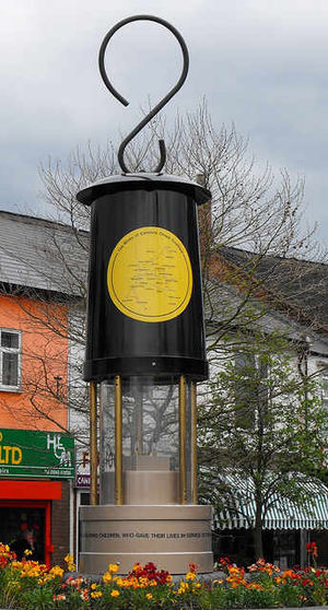 The miners memorial in Hednesford
