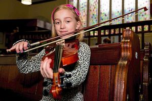 Isobel Henson, eight, from Woodside Primary in Oswestry