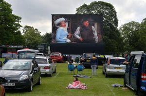 Chitty Citty Bang Bang at the Drive In Movie, at Himley Hall