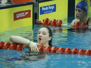 Supporting image for story: Tazmin Pugh shines as she swims with the stars
