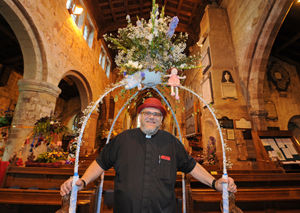 Reverend Garry Ward at the festival