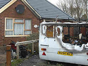 Supporting image for story: Arsonists go on rampage