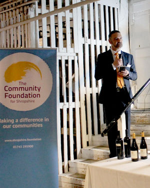 The foundation's celebration evening was hosted at Tanners in Shrewsbury.