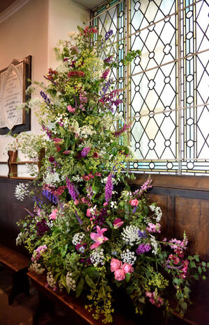 English country garden by Howard Franklin