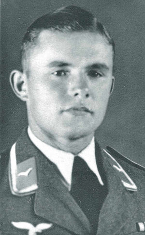 Alfred Achstaller, one of a crew of a Heinkel bomber which crashed in rural Shropshire in 1940