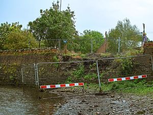 Supporting image for story: Historic Telford dam wall could be repaired by Christmas
