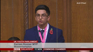 Darram spoke in the House of Commons 