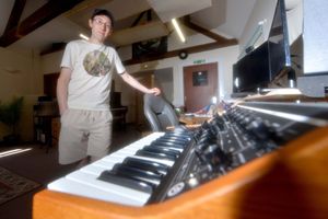 Andy in his studio
