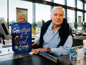 Supporting image for story: Shrewsbury Lidl bids farewell to shop worker retiring at the age of 80