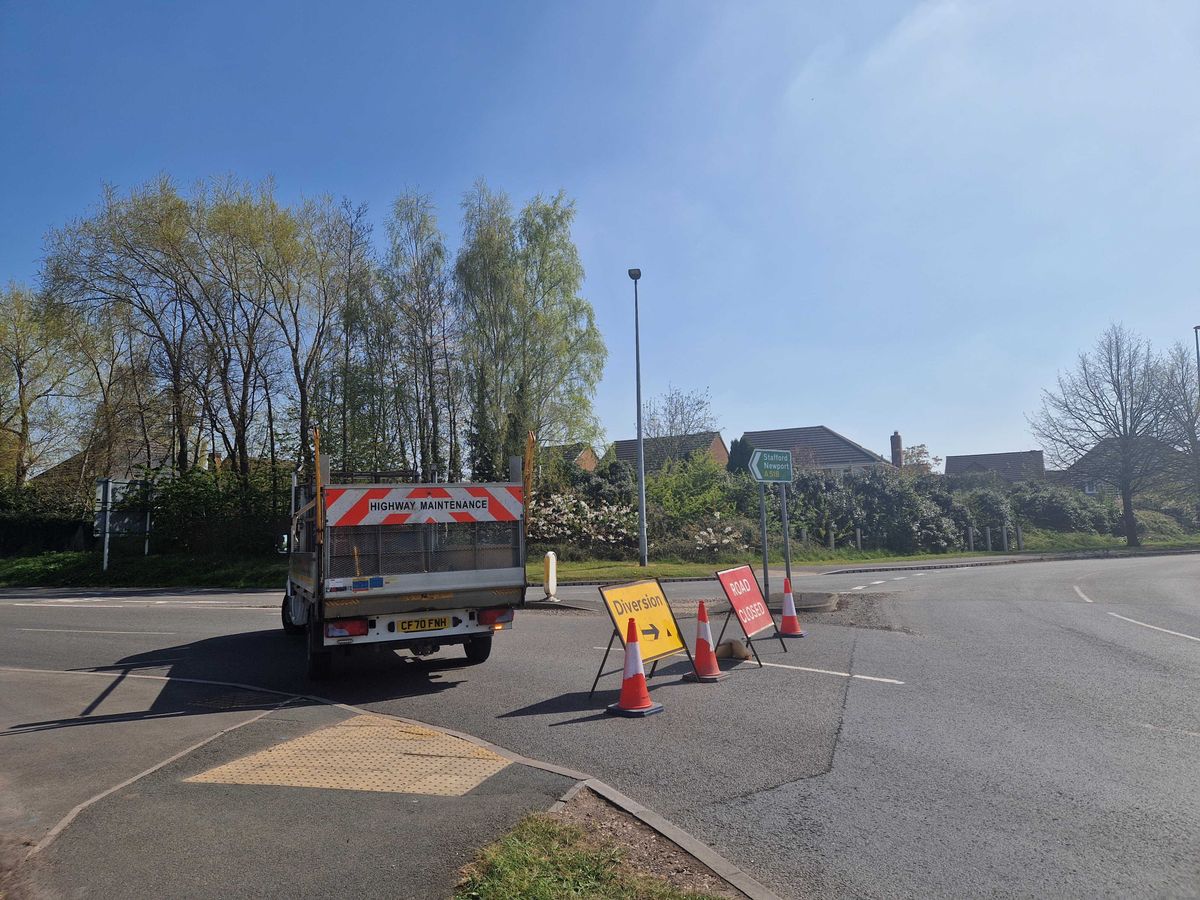 Woman dies and man airlifted to hospital with serious injuries after Telford crash
