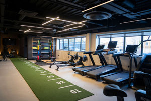 The gym at S&R Construction