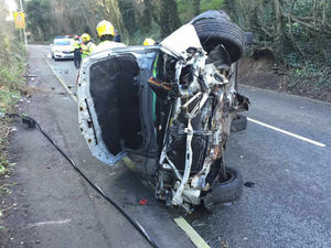 Supporting image for story: Driver arrested after fleeing scene of crash