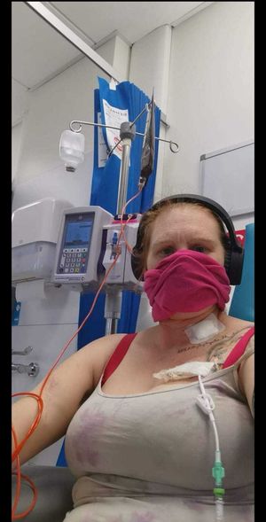 Helen was told she had stage four cancer in November 2021 after experiencing pains in her abdomen where she found a lump