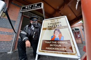 Severn Valley Railway gets ready to re-open to the public this weekend Pictured: Mike Anderson from Oldbury