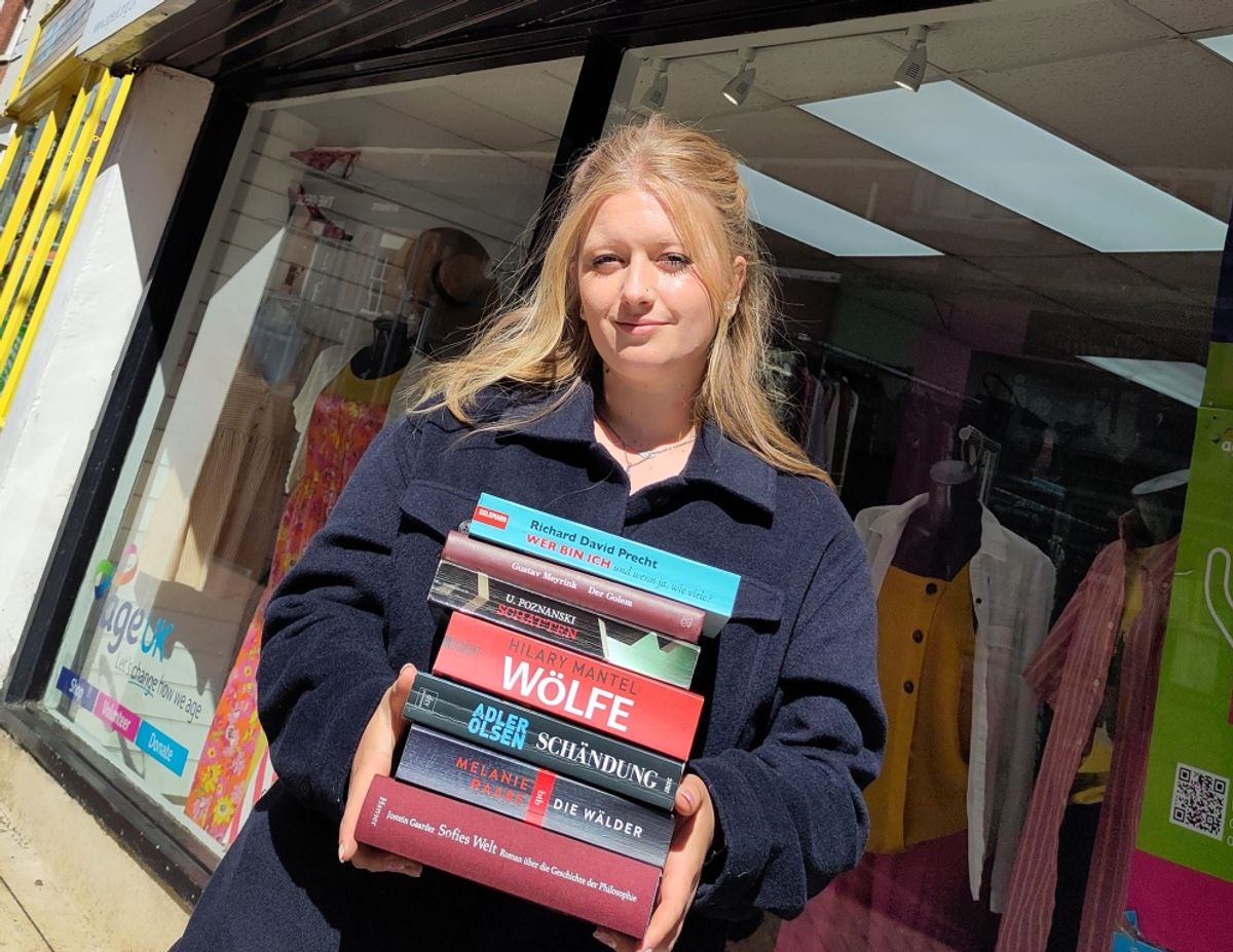 German speakers in Oswestry can enjoy their own 'mini bookshop'