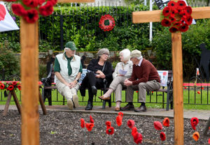 The event at Hednesford Library was a chance for the community to come together in remembrance