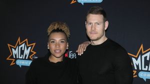 Tom Hopper and Emmy Raver-Lampman. Pictures by: Darren Price