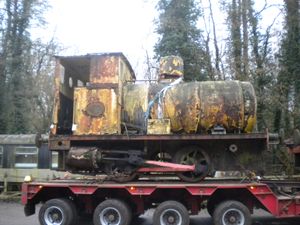 Supporting image for story: Museum of Wales donates two historic fireless locomotives to Tanat Valley Railway