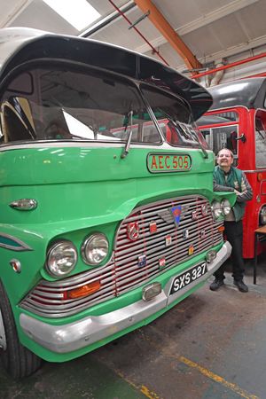 Martin Fisher is pleased with the new addition
