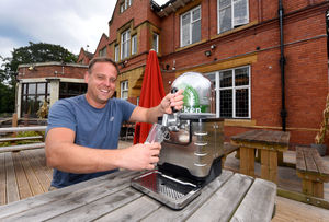 The Mount Hotel, in Wolverhampton, has introduced a 'pour your own pint' system at outdoor tables to reduce contact between staff and customers