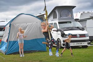 The first camper vans have started arriving at the West Mid Showground for the Vanlife Shrewsbury festival