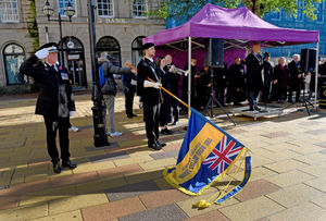 The standard will be dipped at events across the West Midlands