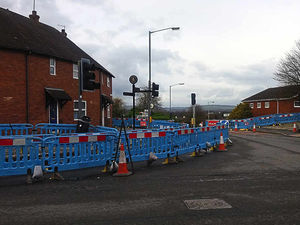 Supporting image for story: Misery for Ludlow motorists as 'slow progress' is made on roadworks at junction