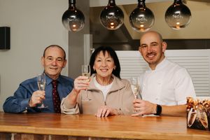 From left: Luigi Adaggio, Patrica Adaggio and Gennaro Adaggio