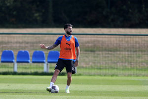 New signing Pipa in training (Photo by Adam Fradgley/West Bromwich Albion FC via Getty Images).