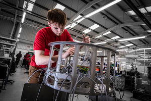 A worker at PP Control & Automation