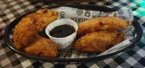 It doesn't look a lot, but the four tenders are very filling