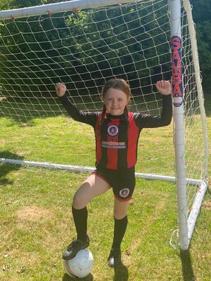 Leila Bluck won U7 Reds Spartan of the Year