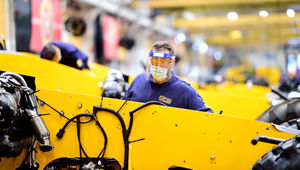 JCB has introduced safety measures on its production lines