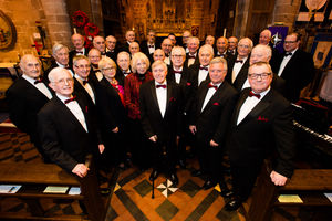 Newport Male Voice Choir performing in Edgmond