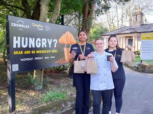 Grab breakfast on the go at Compton Care's Crumbles Coffee House