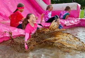 Sandwell Valley, West Bromwich at the Race for Life Mud Run